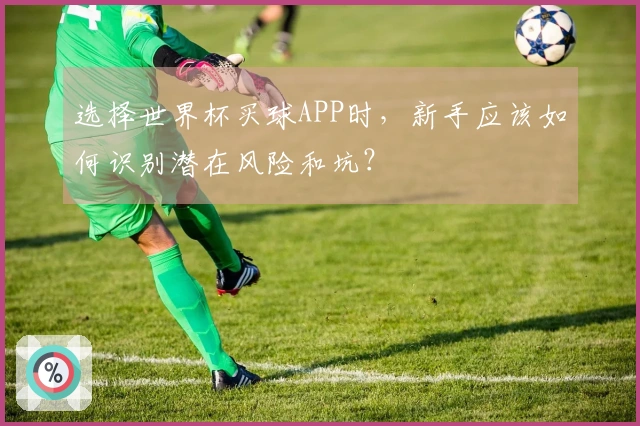 选择世界杯买球APP时，新手应该如何识别潜在风险和坑？