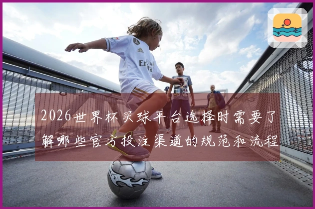 2026世界杯买球平台选择时需要了解哪些官方投注渠道的规范和流程