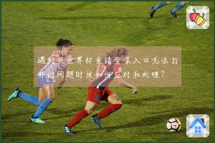遇到买世界杯竞猜登录入口无法打开的问题时该如何应对和处理？