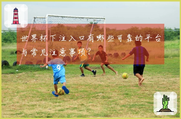 世界杯下注入口有哪些可靠的平台与常见注意事项？