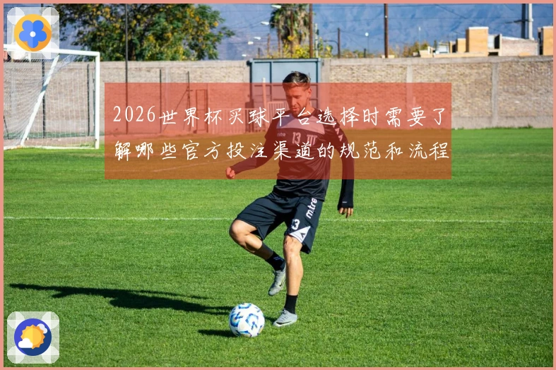 2026世界杯买球平台选择时需要了解哪些官方投注渠道的规范和流程
