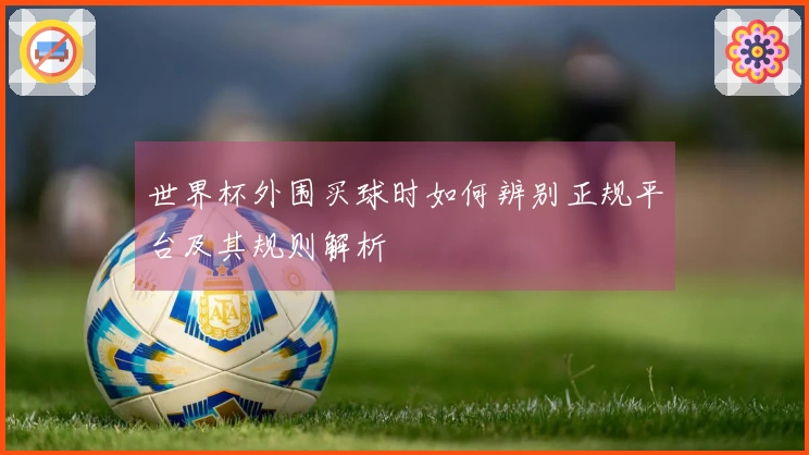 世界杯外围买球时如何辨别正规平台及其规则解析