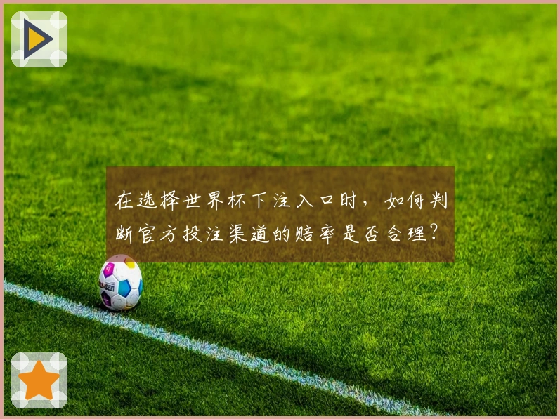 在选择世界杯下注入口时，如何判断官方投注渠道的赔率是否合理？